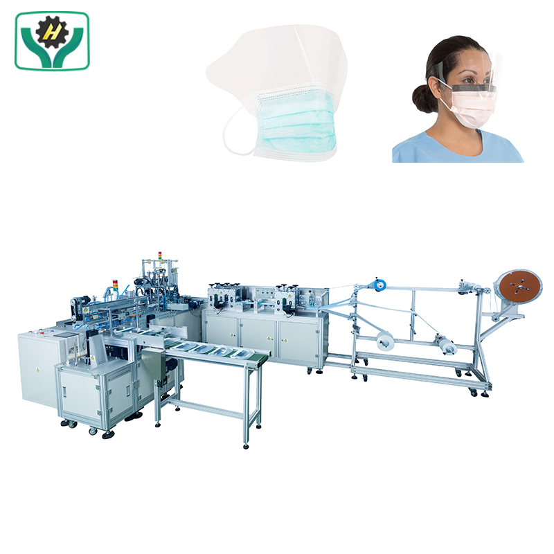 Automatic Protective Film Medical Face Mask Machine